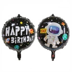 Happy Birthday balloon. Cosmos 18" (45cm.)