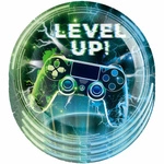 Paper plates "Game On / Level Up" - 10 pcs.