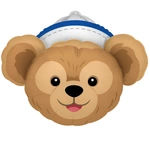 Foil balloon in the shape of a sailor bear 70 cm×70 cm