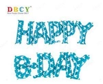 HAPPY B-DAY Blue Balloon Set (40 cm.)
