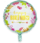 Happy Birthday 18" Foil Balloon (45cm.)