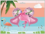 Set of Flamingo Balloons (5 pcs.)
