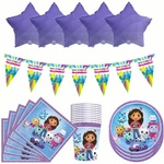 Gabby's Dollhouse Birthday Party Decorations Set (46 items)
