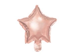 Foil star Pink gold 25 cm. (10 pcs)