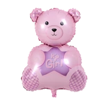Pink Teddy Bear Foil Balloon. It's a Girl (49x75cm)
