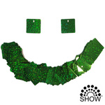 Holographic Green Sequins 100 pcs for Sequin Panels (30cm*30cm)
