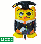 Mini Wise Owl Foil Balloon