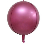 4D Maroon 18" (45cm) Foil Balloon.)