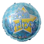 Prince 18" (45cm) foil balloon.)