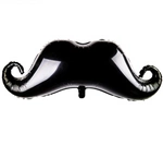 Foil Mustache Balloon (49cm*103cm)