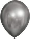 Balloons 5" Chrome, Silver (100 pcs./package.)