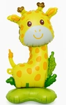 Giraffe-shaped foil balloon 62"33 cm