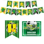 Paper Football Garland "Happy Birthday"