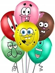 Sponge Bob printed rubber balloons (6 pcs.)