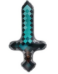 Minecraft Sword Weapon Foil Balloon (60cm*30cm)