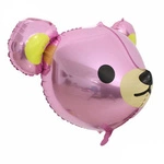 3D Teddy Bear Pink Foil Balloon (58cm*55cm)