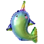 Dolphin-Unicorn Foil Balloon