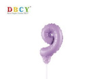 Number balloon on a stick "9" 