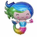 Mermaid Foil Balloon (45cm59cm)