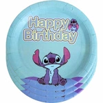 Birthday plates Stitch 18 cm party decoration 10 pcs. 