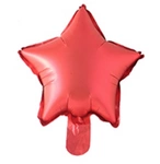 Foil star red 25 cm. ( 10pc.)