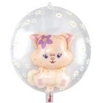 Bella Fox Foil Balloon (60cm*69cm)