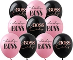 LADY BOSS printed rubber balloons (10 pieces.)