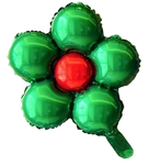 Mini Green Flower Foil Balloon