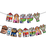 Paper Garland Happy Birthday Paw Patrol (1 pc)