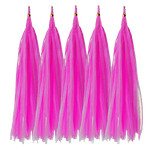 Raspberry Balloon Tail, Tassel (5pcs)