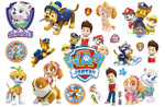 Psi Patrol Kids Tattoos (1 pc)