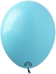 Premium SHOW 5 Inch Rubber Balloons, Sky Blue (052)