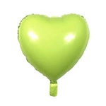 Pastel Green Foil Heart 18" (45cm).)