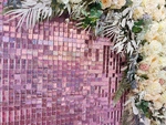 Sequin Panels Holographic Pink £M (30cm*30cm)
