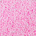 Pink Styrofoam balls for Bubbles balloons (0.5l.)