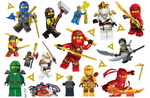 NINJAGO Kids Tattoos (1 pc)