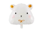 Polar Bear Foil Balloon, 51x45cm, Partydeco