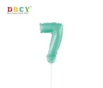 Number balloon on a stick "7" 