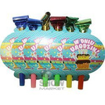 Trumpets-Whistles large birthday trumpets (10 pcs.)