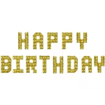 Set of HAPPY BIRTHDAY Balloons (40 cm.)
