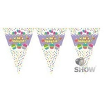 Paper Triangle Garland On Birthday