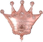 Foil Balloon Crown Pink Gold (95*80cm)