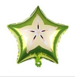 Starfruit 18" (45cm) foil balloon.)
