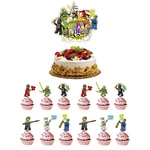 Cake and cupcake toppers with a ninja theme - perfect for birthdays!