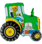 Foil Tractor Balloon, Grabo 24-32 inches