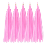 Tail for Balloons Pink, Tassel (5pcs)