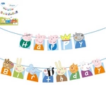 Paper Garland Happy Birthday Peppa (1 pc)