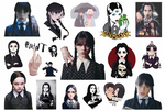 Tattoos for Kids Wednesday (1 pc)