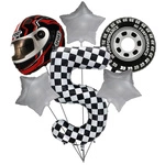 Set of Balloons for 5th Birthday Race