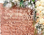 Sequin Panels Diamond Pink Gold £M (30cm*30cm)
